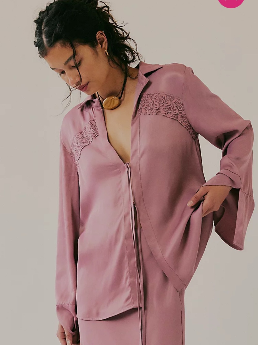 Free People Lucia Tie Top
